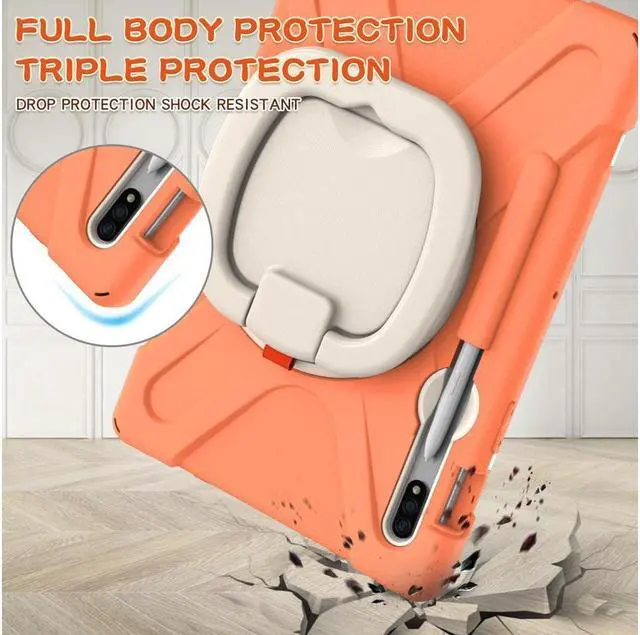 Alt view image 5 of 7 - BONAEVER Case for Samsung Galaxy Tab S7 11 Inch 2020 Shockproof Cover with Pen Holder Stand and Shoulder Strap for Samsung Tab S7 11 Inch 2020 SM-T870 SM-T875 SM-T876