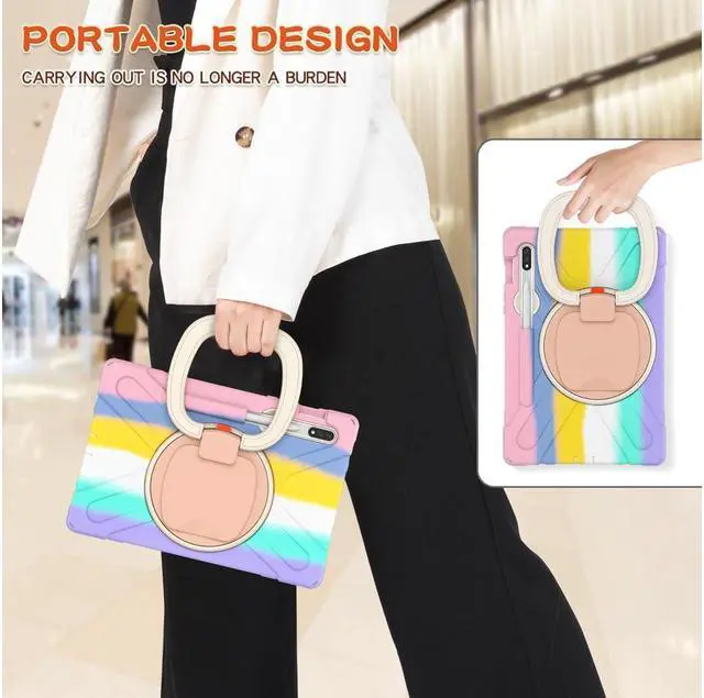Alt view image 6 of 7 - BONAEVER Case for Samsung Galaxy Tab S7 11 Inch 2020 Shockproof Cover with Pen Holder Stand and Shoulder Strap for Samsung Tab S7 11 Inch 2020 SM-T870 SM-T875 SM-T876