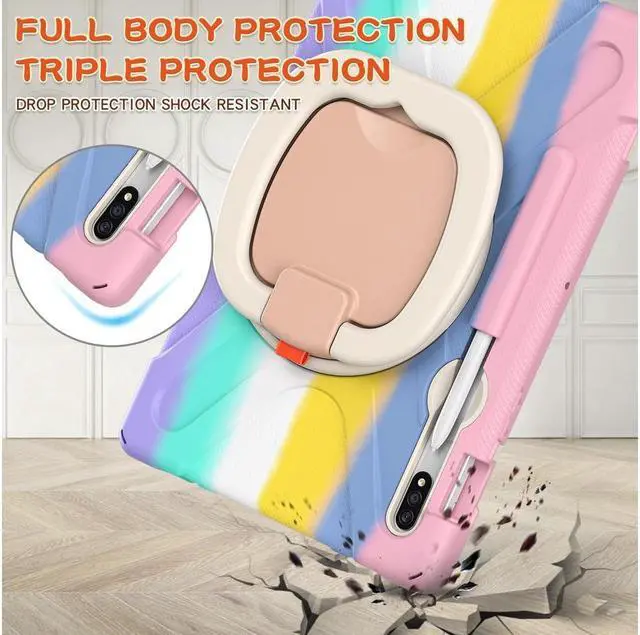 Alt view image 4 of 7 - BONAEVER Case for Samsung Galaxy Tab S7 11 Inch 2020 Shockproof Cover with Pen Holder Stand and Shoulder Strap for Samsung Tab S7 11 Inch 2020 SM-T870 SM-T875 SM-T876