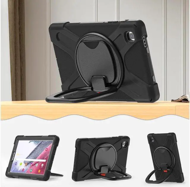 Alt view image 4 of 7 - BONAEVER For Samsung Galaxy Tab A7 Lite Case 2021 Rugged Silicone Case with Handle Grip Shoulder Strap Standable Stand and for Galaxy Tab A7 Lite 8.7 inch 2021 SM-T220/SM-T225/SM-T227