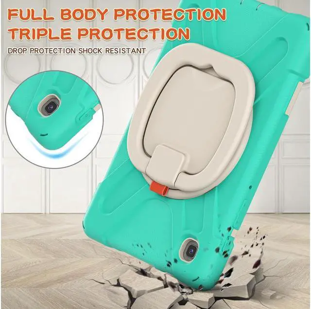 Alt view image 5 of 7 - BONAEVER For Samsung Galaxy Tab A7 Lite Case 2021 Rugged Silicone Case with Handle Grip Shoulder Strap Standable Stand and for Galaxy Tab A7 Lite 8.7 inch 2021 SM-T220/SM-T225/SM-T227