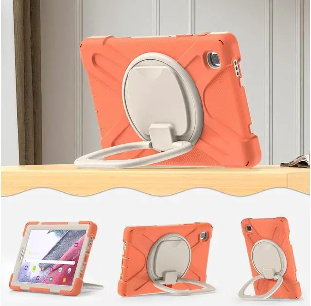 Alt view image 5 of 7 - BONAEVER For Samsung Galaxy Tab A7 Lite Case 2021 Rugged Silicone Case with Handle Grip Shoulder Strap Standable Stand and for Galaxy Tab A7 Lite 8.7 inch 2021 SM-T220/SM-T225/SM-T227