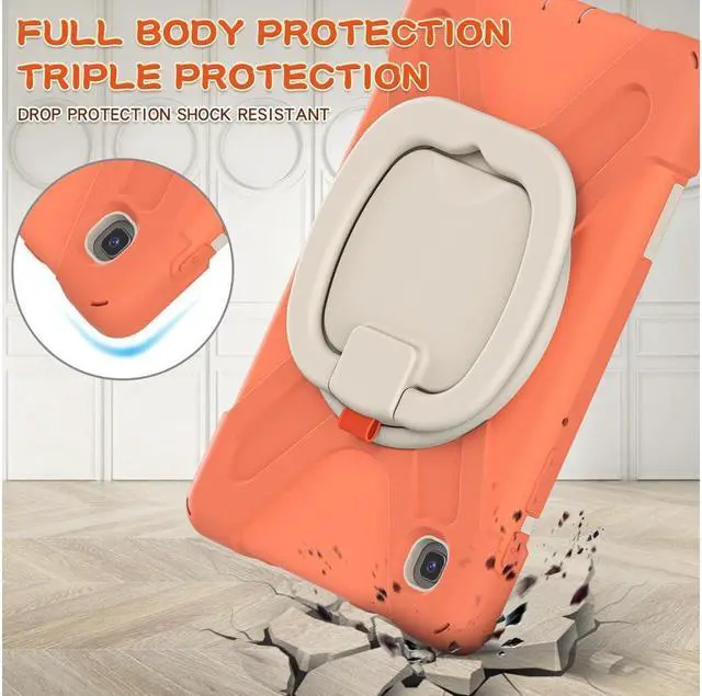 Alt view image 6 of 7 - BONAEVER For Samsung Galaxy Tab A7 Lite Case 2021 Rugged Silicone Case with Handle Grip Shoulder Strap Standable Stand and for Galaxy Tab A7 Lite 8.7 inch 2021 SM-T220/SM-T225/SM-T227