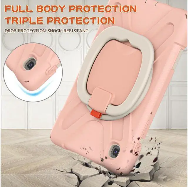 Alt view image 5 of 7 - BONAEVER For Samsung Galaxy Tab A7 Lite Case 2021 Rugged Silicone Case with Handle Grip Shoulder Strap Standable Stand and for Galaxy Tab A7 Lite 8.7 inch 2021 SM-T220/SM-T225/SM-T227