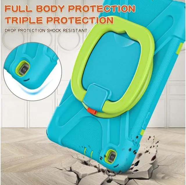 Alt view image 7 of 7 - BONAEVER For Samsung Galaxy Tab A 8.0 Case 2019 Rugged Shockproof Case with Hand Strap Stand and Carrying Shoulder Strap for Galaxy Tab A 8.0 2019 Model SM-T290 SM-T295 SM-T297