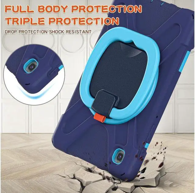 Alt view image 4 of 7 - BONAEVER For Samsung Galaxy Tab A7 Lite Case 2021 Rugged Silicone Case with Handle Grip Shoulder Strap Standable Stand and for Galaxy Tab A7 Lite 8.7 inch 2021 SM-T220/SM-T225/SM-T227