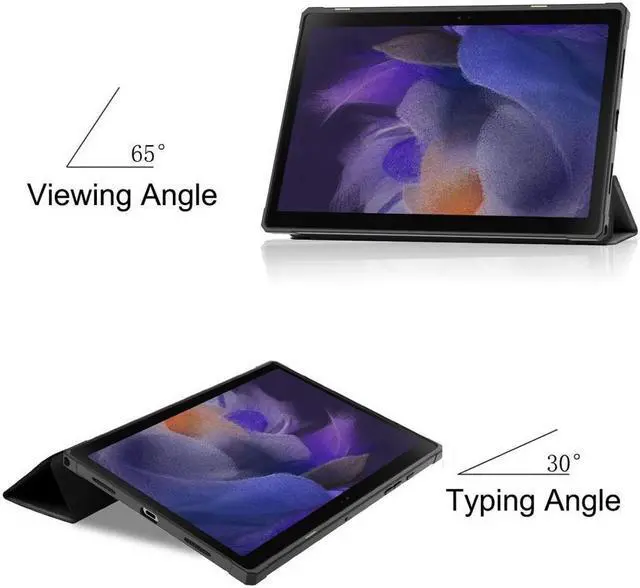 Alt view image 3 of 7 - BONAEVER Case for Samsung Galaxy Tab A8 10.5 Inch 2021 SM-X200 SM-X200N SM-X205 SM-X205N - Ultra Slim Tri-Fold Smart Stand Cover with Auto Sleep Wake