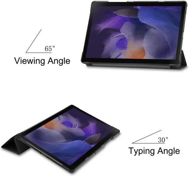 Alt view image 5 of 7 - BONAEVER Case for Samsung Galaxy Tab A8 10.5 Inch 2021 SM-X200 SM-X200N SM-X205 SM-X205N - Ultra Slim Tri-Fold Smart Stand Cover with Auto Sleep Wake