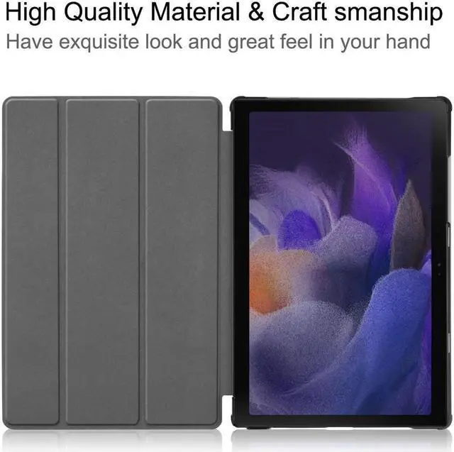 Alt view image 6 of 7 - BONAEVER Case for Samsung Galaxy Tab A8 10.5 Inch 2021 SM-X200 SM-X200N SM-X205 SM-X205N - Ultra Slim Tri-Fold Smart Stand Cover with Auto Sleep Wake