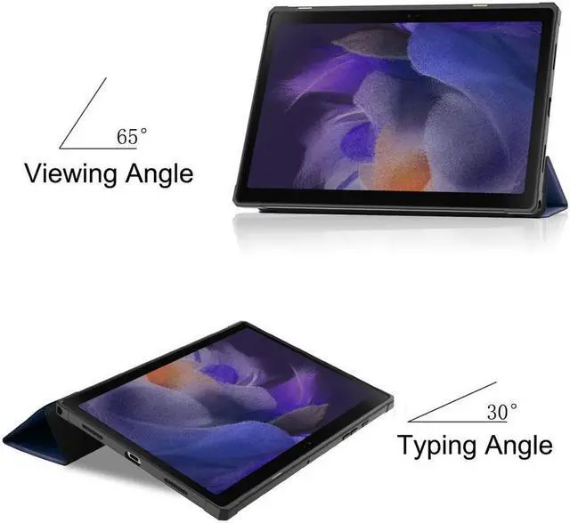 Alt view image 2 of 7 - BONAEVER Case for Samsung Galaxy Tab A8 10.5 Inch 2021 SM-X200 SM-X200N SM-X205 SM-X205N - Ultra Slim Tri-Fold Smart Stand Cover with Auto Sleep Wake