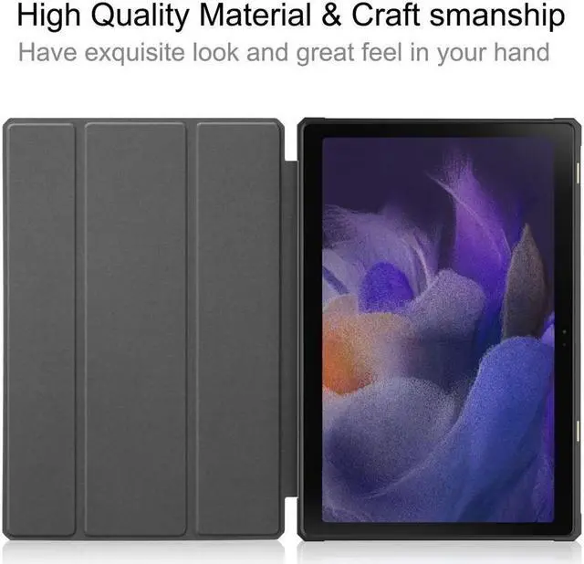 Alt view image 7 of 7 - BONAEVER Case for Samsung Galaxy Tab A8 10.5 Inch 2021 SM-X200 SM-X200N SM-X205 SM-X205N - Ultra Slim Tri-Fold Smart Stand Cover with Auto Sleep Wake