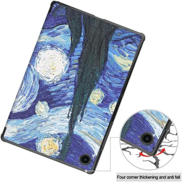 Alt view image 5 of 6 - BONAEVER Case for Samsung Galaxy Tab A8 10.5 Inch 2021 SM-X200 SM-X200N SM-X205 SM-X205N - Ultra Slim Tri-Fold Smart Stand Cover with Auto Sleep Wake