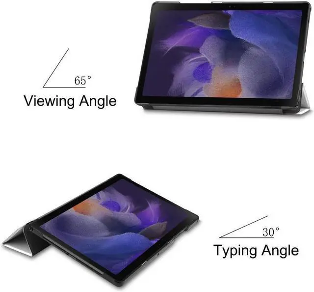 Alt view image 5 of 7 - BONAEVER Case for Samsung Galaxy Tab A8 10.5 Inch 2021 SM-X200 SM-X200N SM-X205 SM-X205N - Ultra Slim Tri-Fold Smart Stand Cover with Auto Sleep Wake
