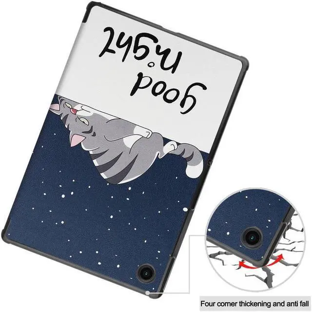 Alt view image 7 of 7 - BONAEVER Case for Samsung Galaxy Tab A8 10.5 Inch 2021 SM-X200 SM-X200N SM-X205 SM-X205N - Ultra Slim Tri-Fold Smart Stand Cover with Auto Sleep Wake