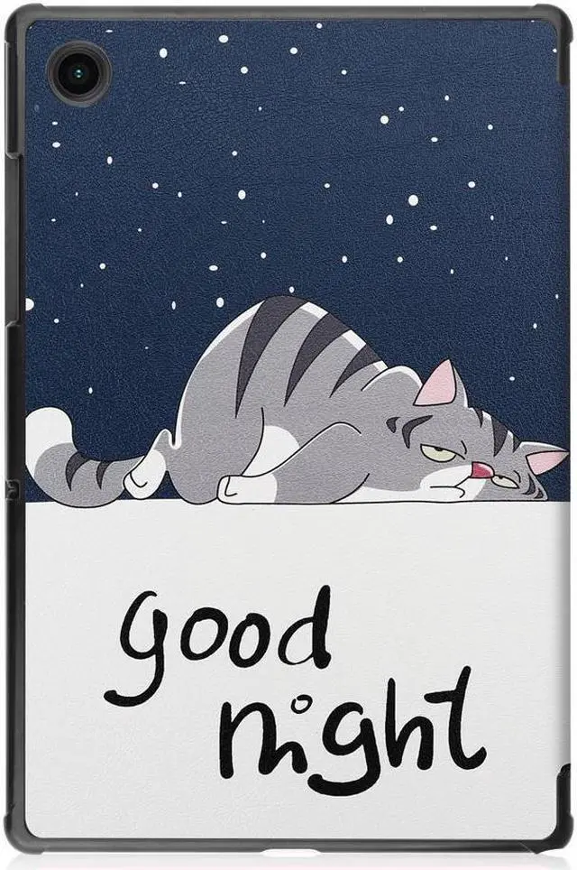 Alt view image 2 of 7 - BONAEVER Case for Samsung Galaxy Tab A8 10.5 Inch 2021 SM-X200 SM-X200N SM-X205 SM-X205N - Ultra Slim Tri-Fold Smart Stand Cover with Auto Sleep Wake
