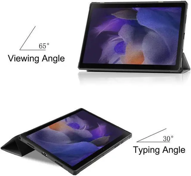 Alt view image 2 of 7 - BONAEVER Case for Samsung Galaxy Tab A8 10.5 Inch 2021 SM-X200 SM-X200N SM-X205 SM-X205N - Ultra Slim Tri-Fold Smart Stand Cover with Auto Sleep Wake