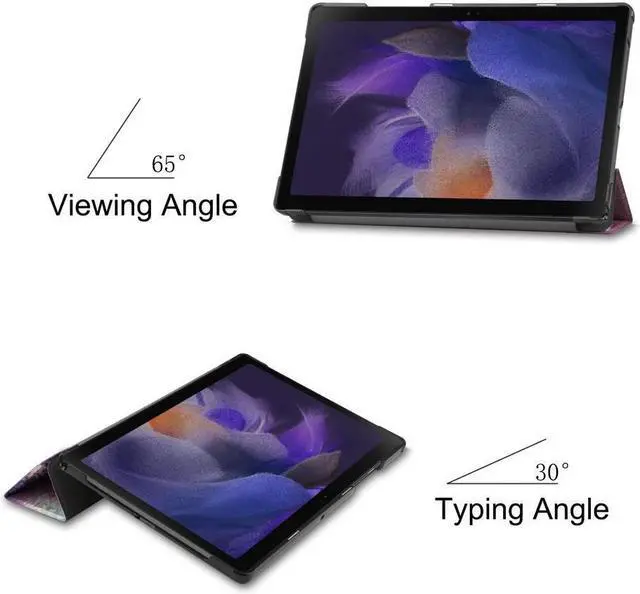 Alt view image 2 of 7 - BONAEVER Case for Samsung Galaxy Tab A8 10.5 Inch 2021 SM-X200 SM-X200N SM-X205 SM-X205N - Ultra Slim Tri-Fold Smart Stand Cover with Auto Sleep Wake