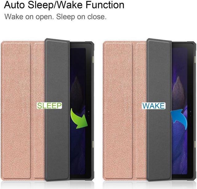 Alt view image 3 of 6 - BONAEVER Case for Samsung Galaxy Tab A8 10.5 Inch 2021 SM-X200 SM-X200N SM-X205 SM-X205N - Ultra Slim Tri-Fold Smart Stand Cover with Auto Sleep Wake