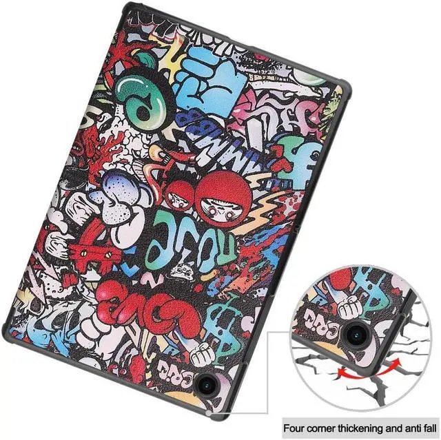 Alt view image 6 of 7 - BONAEVER Case for Samsung Galaxy Tab A8 10.5 Inch 2021 SM-X200 SM-X200N SM-X205 SM-X205N - Ultra Slim Tri-Fold Smart Stand Cover with Auto Sleep Wake