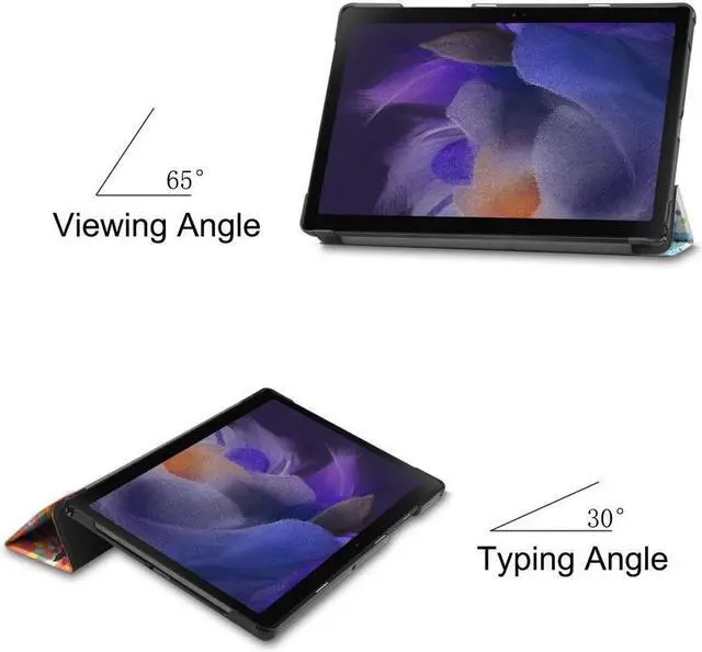 Alt view image 2 of 7 - BONAEVER Case for Samsung Galaxy Tab A8 10.5 Inch 2021 SM-X200 SM-X200N SM-X205 SM-X205N - Ultra Slim Tri-Fold Smart Stand Cover with Auto Sleep Wake