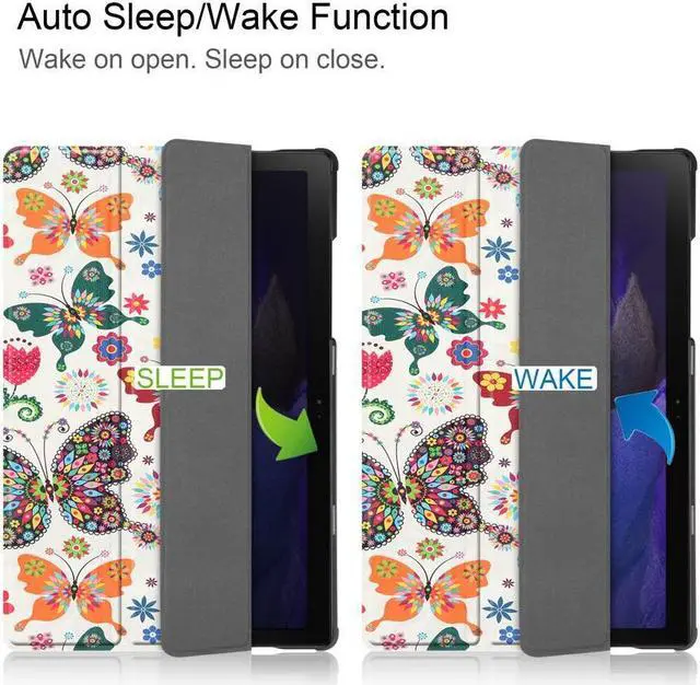 Alt view image 4 of 7 - BONAEVER Case for Samsung Galaxy Tab A8 10.5 Inch 2021 SM-X200 SM-X200N SM-X205 SM-X205N - Ultra Slim Tri-Fold Smart Stand Cover with Auto Sleep Wake