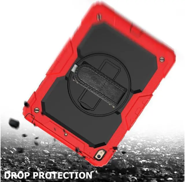 Alt view image 2 of 5 - BONAEVER For iPad Air 3 10.5 Case 2019 / iPad Pro 10.5 Case 2017 Rugged Shockproof Protective Cover Case with Rotating Stand and for iPad Air (3rd Gen) 10.5" 2019 / iPad Pro 10.5" 2017