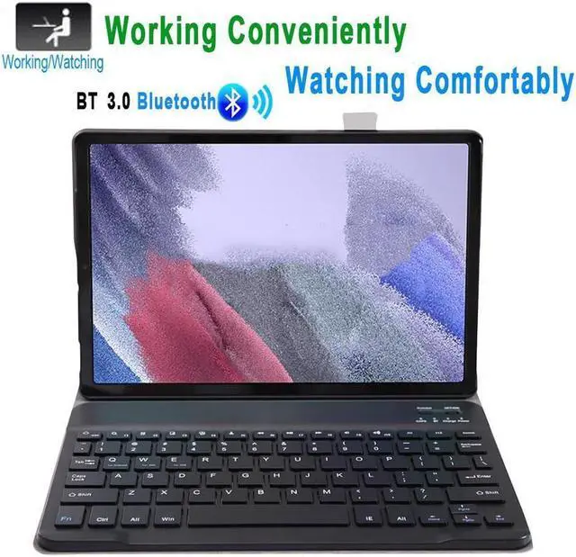 Alt view image 4 of 7 - BONAEVER Bluetooth Keyboard Case for Lenovo Tab P12 Pro 12.6 inch 2021 / Xiaoxin Pad Pro 12.6 2021 Wireless Keyboard with Pencil Holder