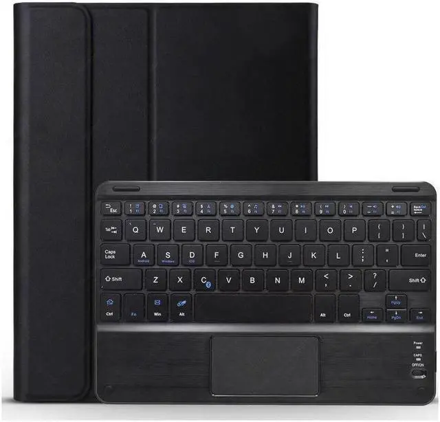 Alt view image 3 of 7 - BONAEVER Bluetooth Touchpad Keyboard Case for Lenovo Tab P12 Pro / Xiaoxin Pad Pro 12.6 2021 Wireless Detachabe Keyboard Cover with with Pencil Holder