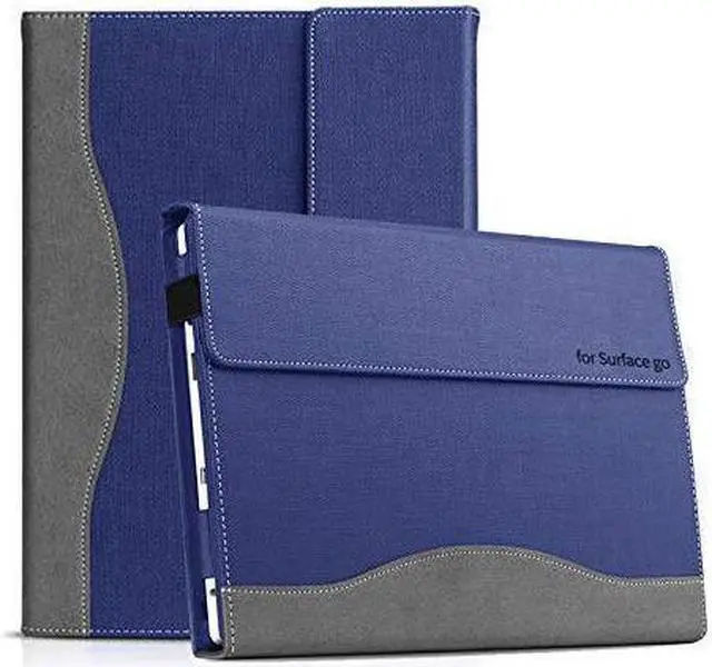 Main image of BONAEVER Protective Case for Microsoft Surface Go 3 2021 / Surface Go 2 2020 / Surface Go 2018 - Multi-Angle Portfolio Business Cover with Pen Holder Compatible with Type Cover Keyboard