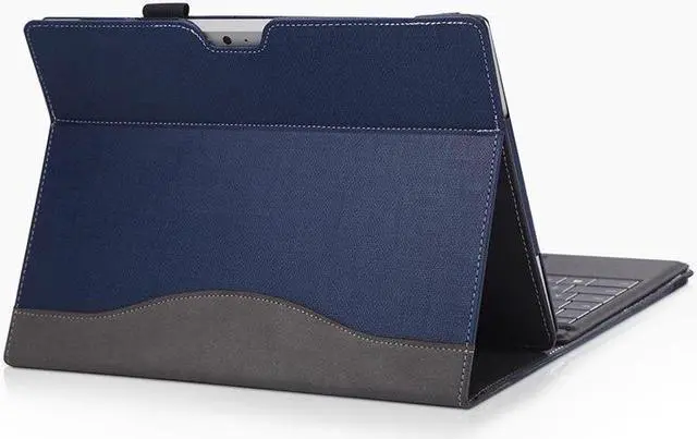 Alt view image 3 of 4 - BONAEVER Protective Case for Microsoft Surface Go 3 2021 / Surface Go 2 2020 / Surface Go 2018 - Multi-Angle Portfolio Business Cover with Pen Holder Compatible with Type Cover Keyboard