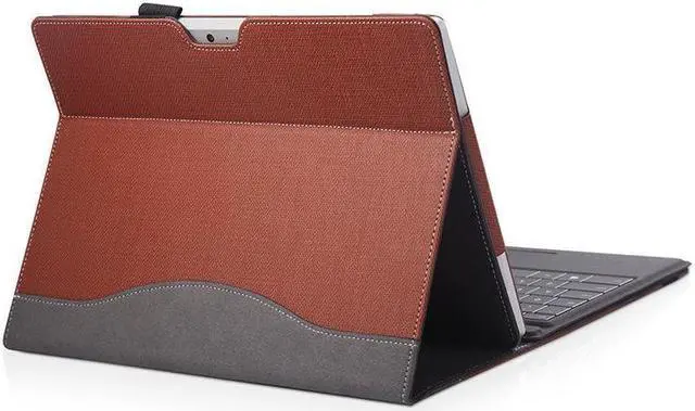 Alt view image 2 of 4 - BONAEVER Protective Case for Microsoft Surface Go 3 2021 / Surface Go 2 2020 / Surface Go 2018 - Multi-Angle Portfolio Business Cover with Pen Holder Compatible with Type Cover Keyboard