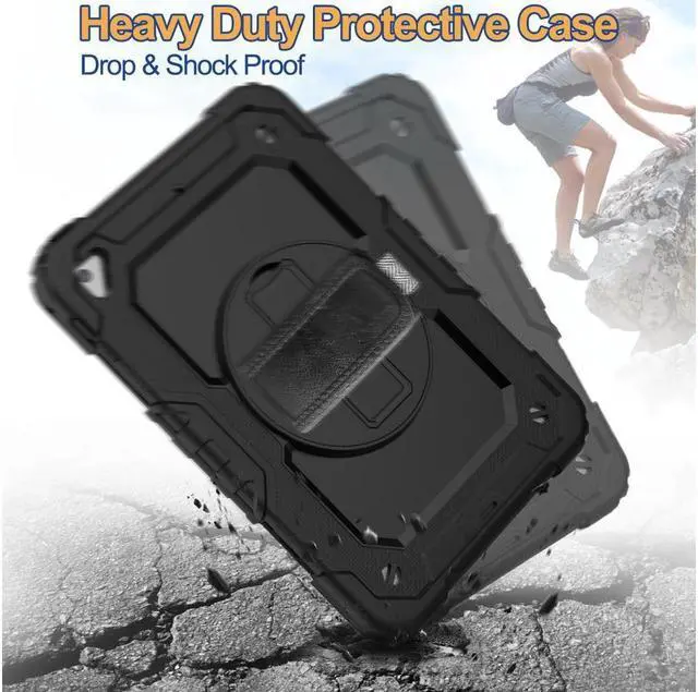 Alt view image 2 of 5 - BONAEVER For iPad Mini 5 Case iPad Mini 4 Case Shockproof Stand Standurdy Protective Mini Cover with Screen Protector Pencil Holder Handle Strap for 7.9 iPad Mini 5th Gen / Mini 4th Generation