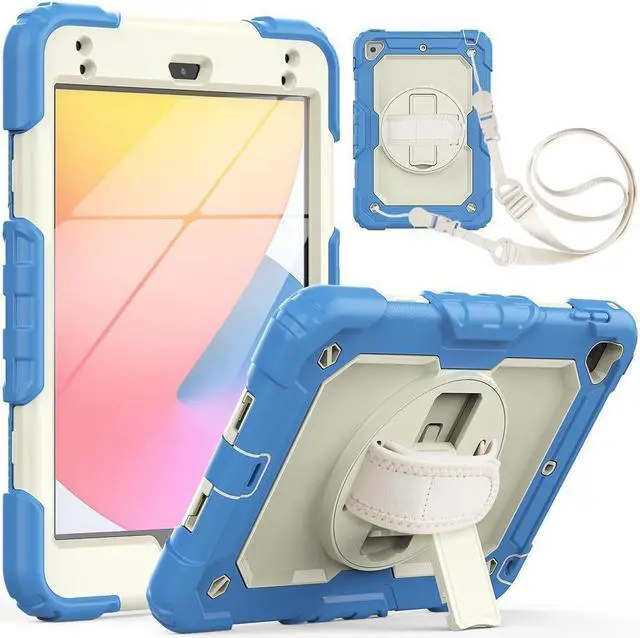 Main image of BONAEVER For iPad Mini 5 Case iPad Mini 4 Case Shockproof Stand Standurdy Protective Mini Cover with Screen Protector Pencil Holder Handle Strap for 7.9 iPad Mini 5th Gen / Mini 4th Generation