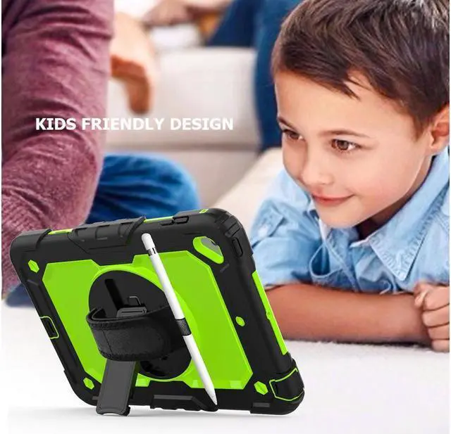 Alt view image 2 of 5 - BONAEVER For iPad Mini 5 Case iPad Mini 4 Case Shockproof Stand Standurdy Protective Mini Cover with Screen Protector Pencil Holder Handle Strap for 7.9 iPad Mini 5th Gen / Mini 4th Generation