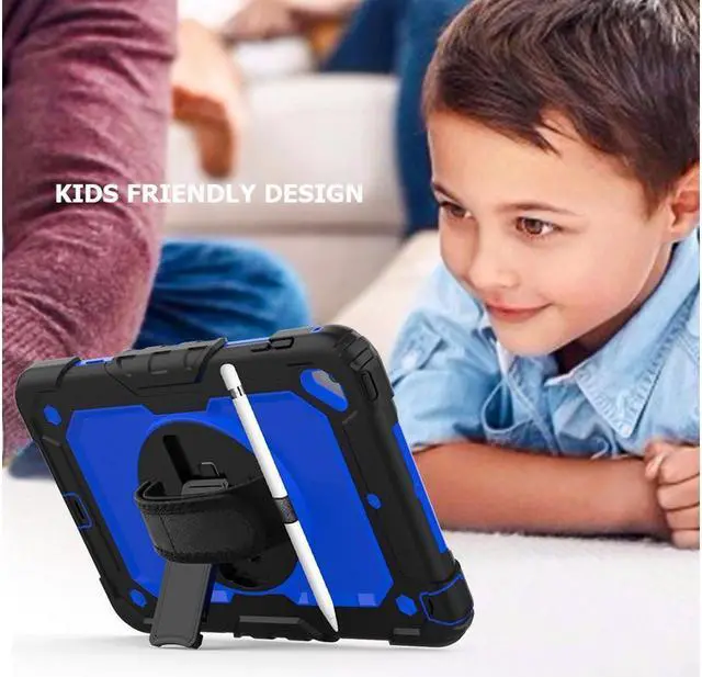 Alt view image 3 of 5 - BONAEVER For iPad Mini 5 Case iPad Mini 4 Case Shockproof Stand Standurdy Protective Mini Cover with Screen Protector Pencil Holder Handle Strap for 7.9 iPad Mini 5th Gen / Mini 4th Generation