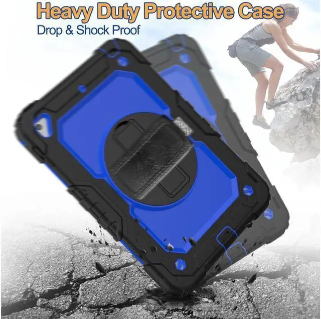 Alt view image 5 of 5 - BONAEVER For iPad Mini 5 Case iPad Mini 4 Case Shockproof Stand Standurdy Protective Mini Cover with Screen Protector Pencil Holder Handle Strap for 7.9 iPad Mini 5th Gen / Mini 4th Generation