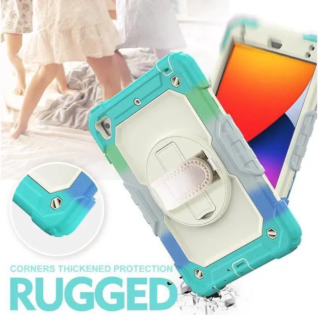 Alt view image 2 of 6 - BONAEVER For iPad Mini 5 Case iPad Mini 4 Case Shockproof Stand Standurdy Protective Mini Cover with Screen Protector Pencil Holder Handle Strap for 7.9 iPad Mini 5th Gen / Mini 4th Generation
