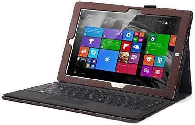 Alt view image 3 of 4 - BONAEVER Protective Case for Microsoft Surface Go 3 2021 / Surface Go 2 2020 / Surface Go 2018 - Multi-Angle Portfolio Business Cover with Pen Holder Compatible with Type Cover Keyboard