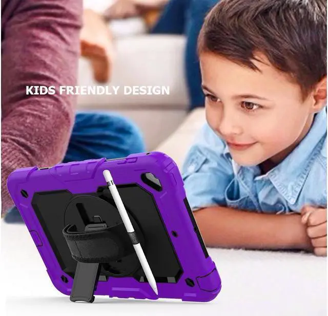 Alt view image 5 of 5 - BONAEVER For iPad Mini 5 Case iPad Mini 4 Case Shockproof Stand Standurdy Protective Mini Cover with Screen Protector Pencil Holder Handle Strap for 7.9 iPad Mini 5th Gen / Mini 4th Generation