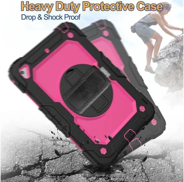 Alt view image 2 of 5 - BONAEVER For iPad Mini 5 Case iPad Mini 4 Case Shockproof Stand Standurdy Protective Mini Cover with Screen Protector Pencil Holder Handle Strap for 7.9 iPad Mini 5th Gen / Mini 4th Generation