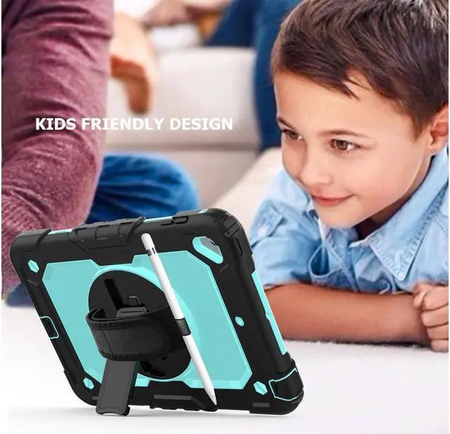 Alt view image 2 of 5 - BONAEVER For iPad Mini 5 Case iPad Mini 4 Case Shockproof Stand Standurdy Protective Mini Cover with Screen Protector Pencil Holder Handle Strap for 7.9 iPad Mini 5th Gen / Mini 4th Generation