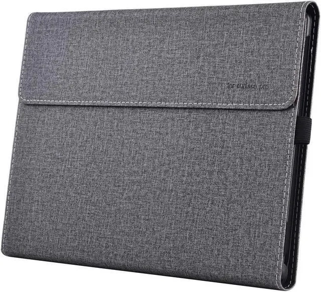 Alt view image 7 of 7 - BONAEVER For Microsoft Surface Pro 8 Case - Premium PU Leather Stand Cover with Multiple Angle Viewing / Pen Holder for Surface Pro 8 13 inch 2021