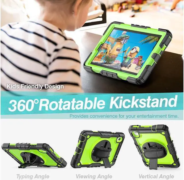 Alt view image 3 of 7 - Case for Lenovo Tab M8 8 inch FHD 2020 TB-8705F TB-8705N, Lenovo Tab M8 (2nd Gen) 8'' HD 2019 TB-8505X TB-8505F, Lenovo Smart Tab M8 TB-8505FS Cover w/ Pen Holder Screen Protector Stand Shoulder Strap