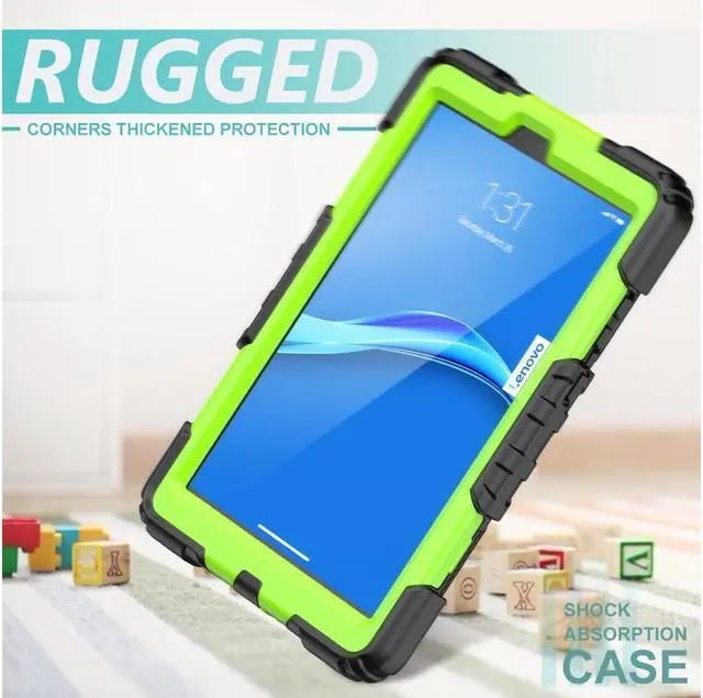 Alt view image 6 of 7 - Case for Lenovo Tab M8 8 inch FHD 2020 TB-8705F TB-8705N, Lenovo Tab M8 (2nd Gen) 8'' HD 2019 TB-8505X TB-8505F, Lenovo Smart Tab M8 TB-8505FS Cover w/ Pen Holder Screen Protector Stand Shoulder Strap