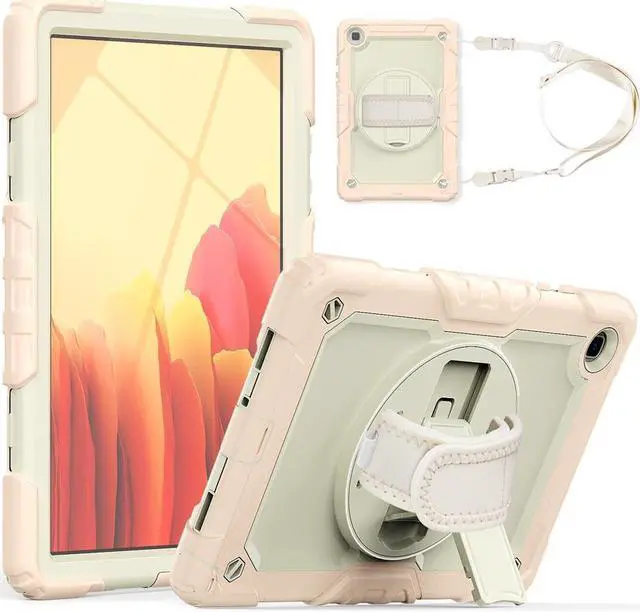 Main image of BONAEVER For Samsung Galaxy Tab A7 Case 2020 SM-T500 / T505 / T507 with Screen Protector for Kids Shockproof Cover for 10.4 Inch Tab A7 with S Pen Holder Stand and Strap Shoulder Strap