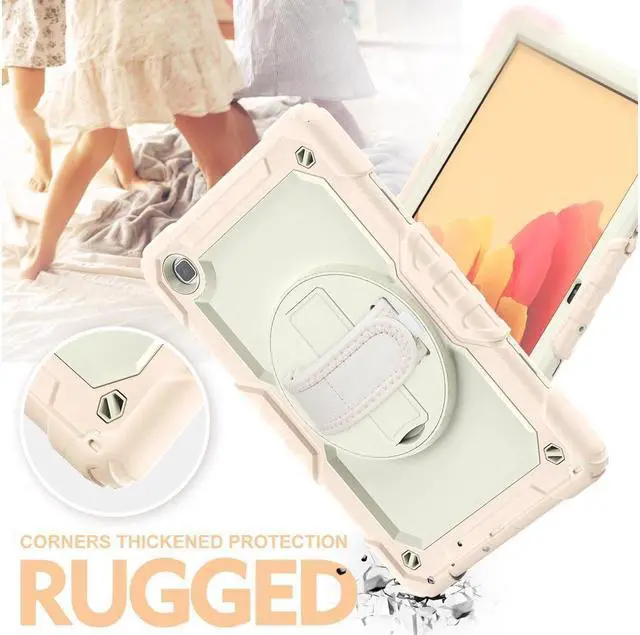 Alt view image 3 of 6 - BONAEVER For Samsung Galaxy Tab A7 Case 2020 SM-T500 / T505 / T507 with Screen Protector for Kids Shockproof Cover for 10.4 Inch Tab A7 with S Pen Holder Stand and Strap Shoulder Strap