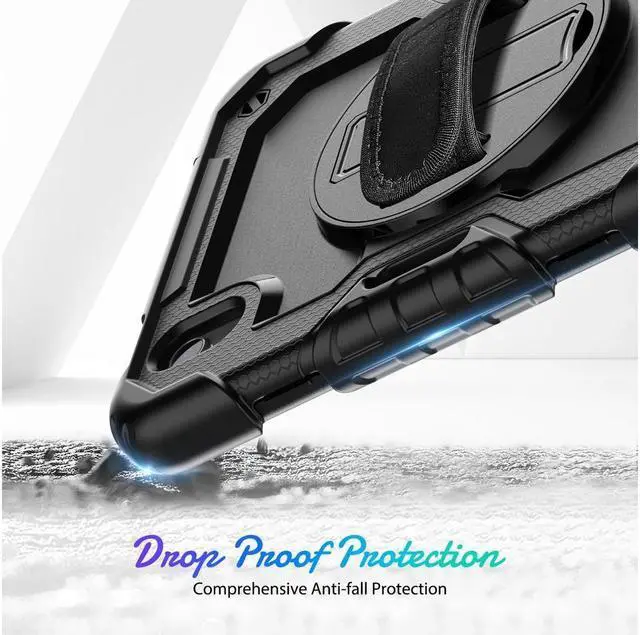 Alt view image 6 of 7 - BONAEVER Case for iPad mini 7 (A17 Pro) 2024 / Mini 6 2021 8.3 inch Shockproof cover for iPad Mini 6 with Screen Protector Pencil Holder Stand and /Shoulder Strap