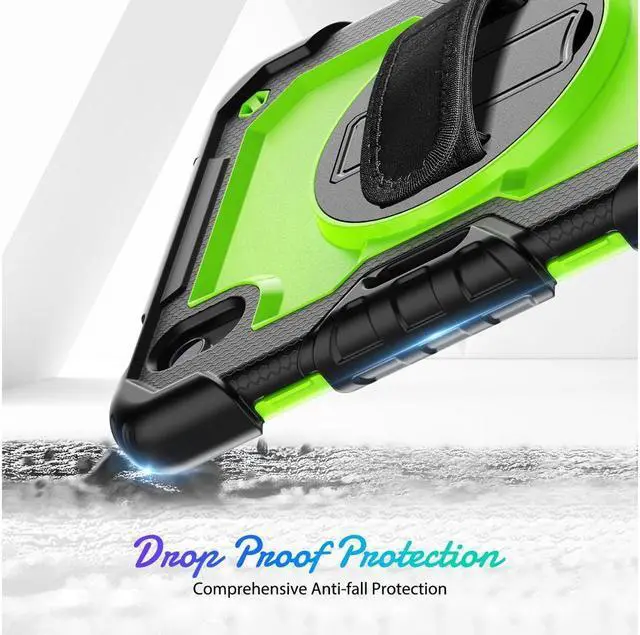 Alt view image 5 of 7 - BONAEVER Case for iPad mini 7 (A17 Pro) 2024 / Mini 6 2021 8.3 inch Shockproof cover for iPad Mini 6 with Screen Protector Pencil Holder Stand and /Shoulder Strap