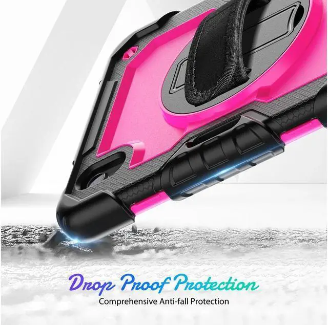 Alt view image 6 of 7 - BONAEVER Case for iPad mini 7 (A17 Pro) 2024 / Mini 6 2021 8.3 inch Shockproof cover for iPad Mini 6 with Screen Protector Pencil Holder Stand and /Shoulder Strap