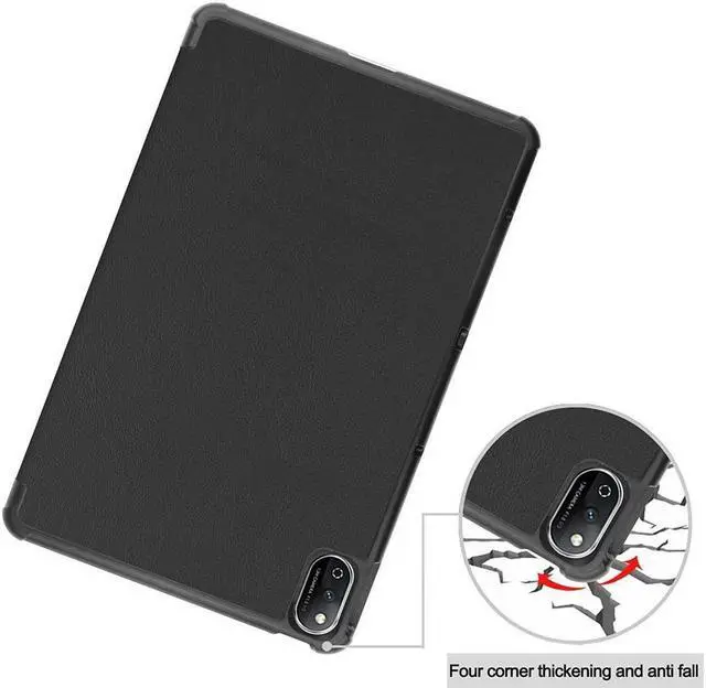 Alt view image 7 of 7 - BONAEVER Case for Honor V7 10.4 inch 2021 with Auto Wake / Sleep Trifold Slim Hard Shell Protective Smart Cover for Honor V7 with Stand